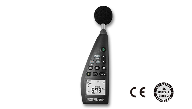 CENTER 392_ Integrating Sound Level Meter (IEC 61672-1 class 2) 1