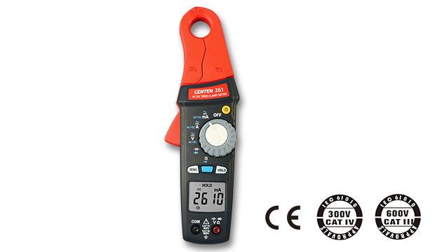 CENTER 261_ TRMS AC/DC Low Current Clamp Meter (1mA) 1