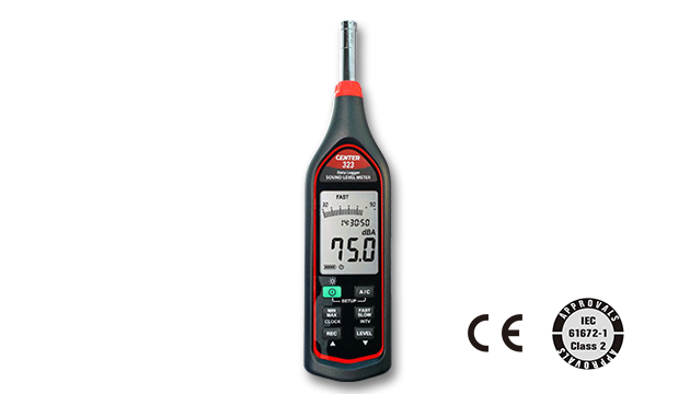 CENTER 323_ Datalogger Sound Level Meter (IEC 61672-1 class 2) 1
